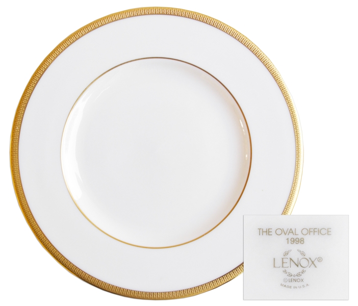 Lenox China Plate From the Bill Clinton White House